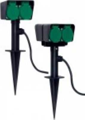 Power Distribution > Power Distributors > Extension Sockets Socket Outlet with Earth Rod IP 44
